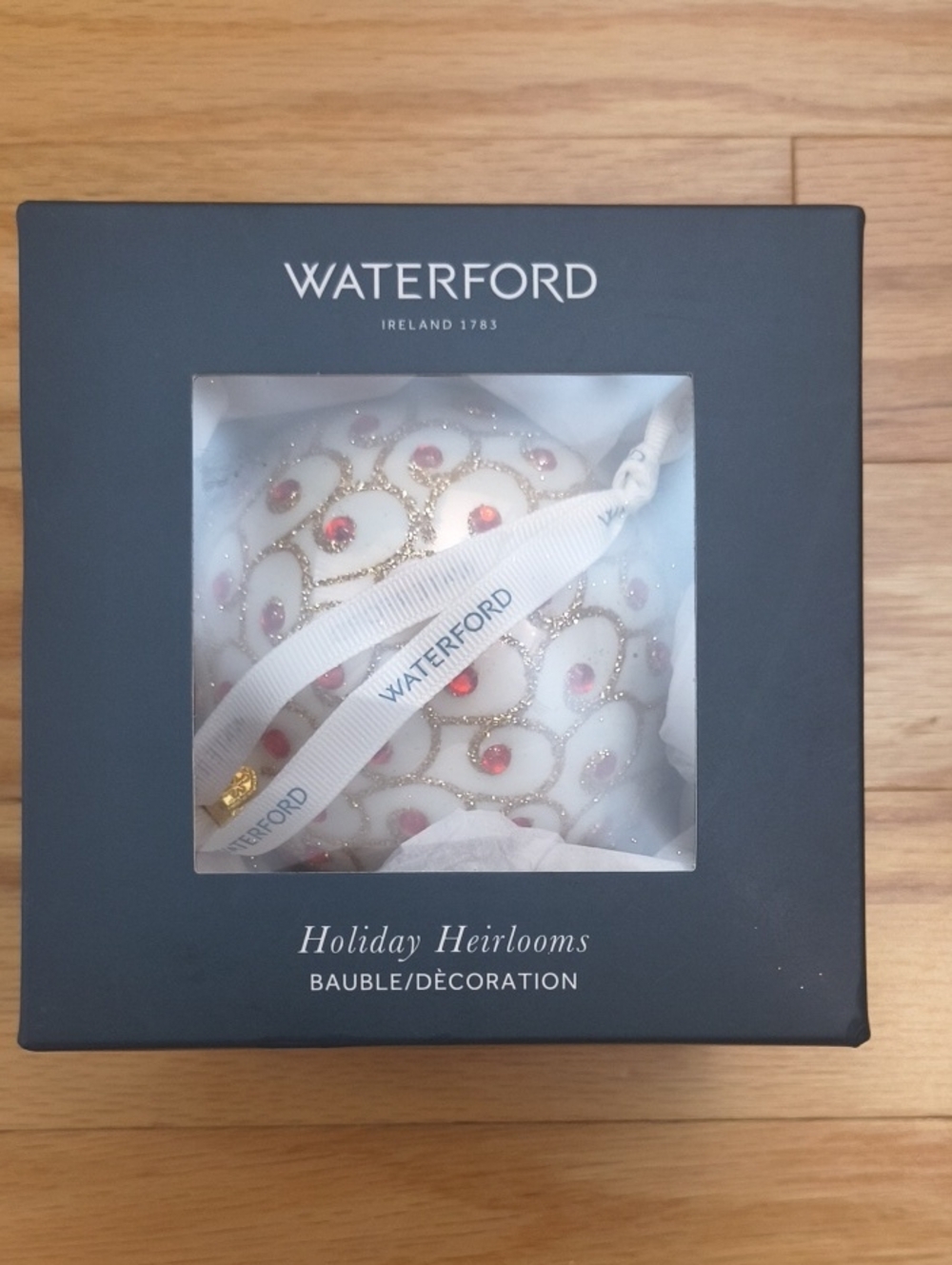 Waterford Holiday Heirlooms Sparkle Ornament Size 4" NWT-Open Box